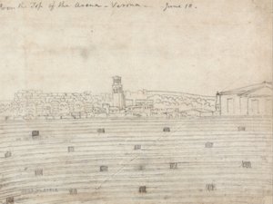 From the Top of the Arena, Verona by John Robert Cozens